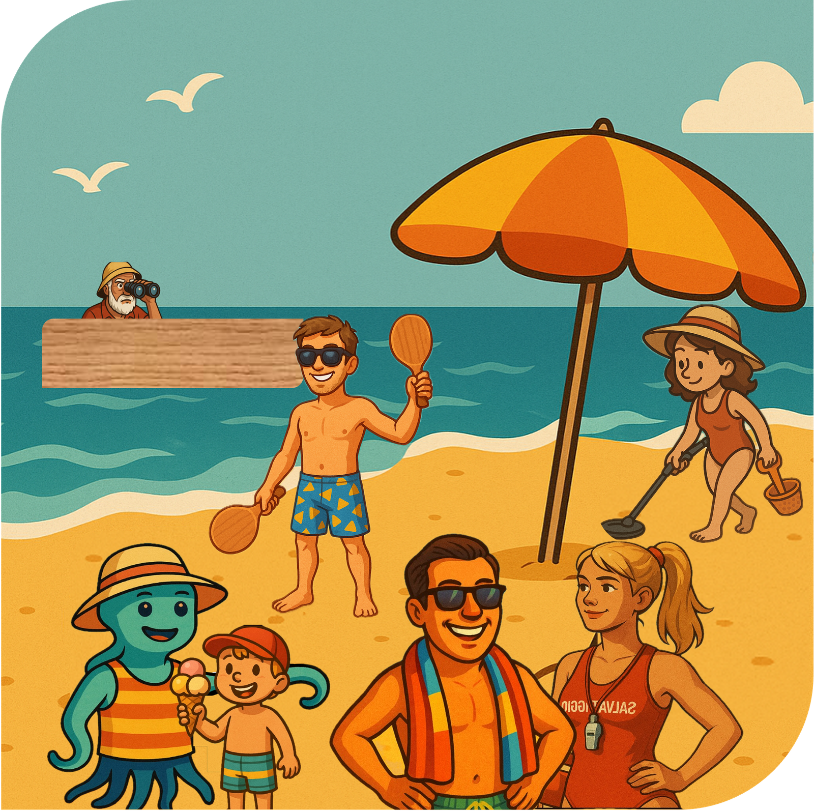 Meduse In Spiaggia Icon